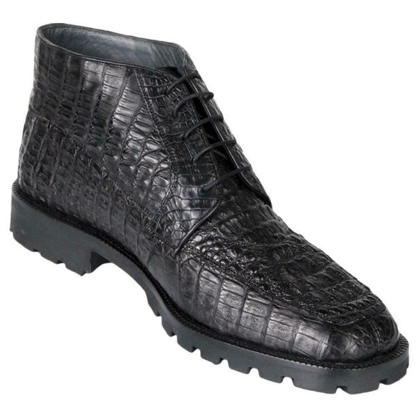 Men Caiman Hornbeck Boots Los Altos Square Toe Handcrafted