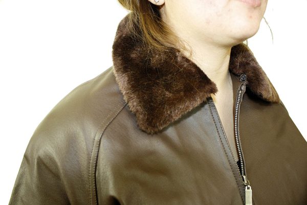 s-l1600-1-5-1.jpg Women Leather Jacket Zipper Closure/ Belted Jacket with Zip Out Lining