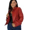 s-l1600-1-copy.jpg Women's Genuine Red Leather Napa Zipper Front Closure Jacket Handcrafted