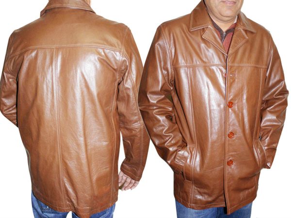 s-l1600-16-4.jpg Men Handmade Jacket Genuine Soft Leather Buttons Closure Color Tan