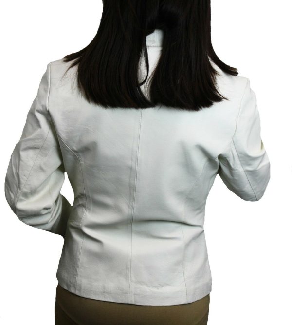 s-l1600-2-1-2.jpg Women Jacket Soft Genuine White Leather Short Buttons Closure Fitted Jacket Style