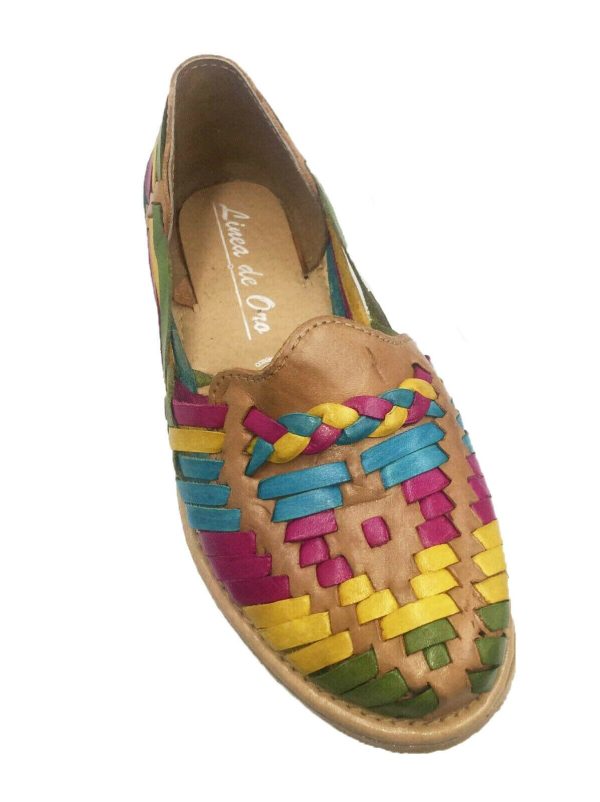 s-l1600-2-12.jpg Ladies Genuine Authentic Mexican Leather Closed Toe Sandal Multi colors