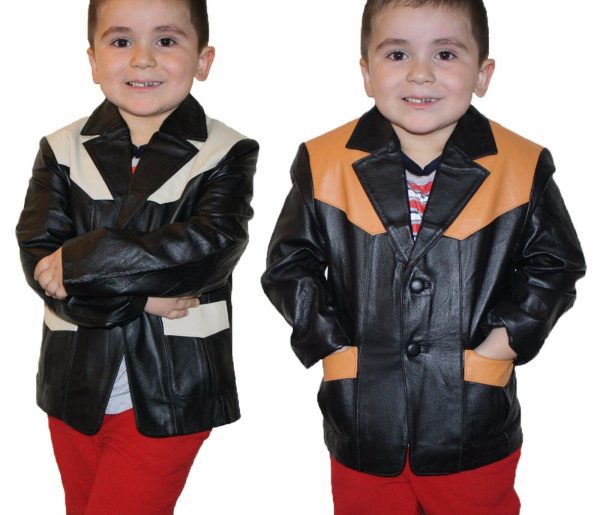 s-l1600-2-2-1.jpg Boys Genuine Leather Jacket Outerwear Buttons Blazers