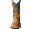 s-l1600-2-3.jpg Children cowboy Boots Leather Square Toe Rodeo Boys