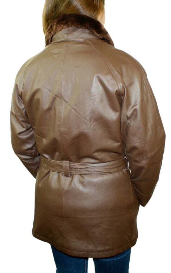 s-l1600-2-4-2.jpg Women Leather Jacket Zipper Closure/ Belted Jacket with Zip Out Lining