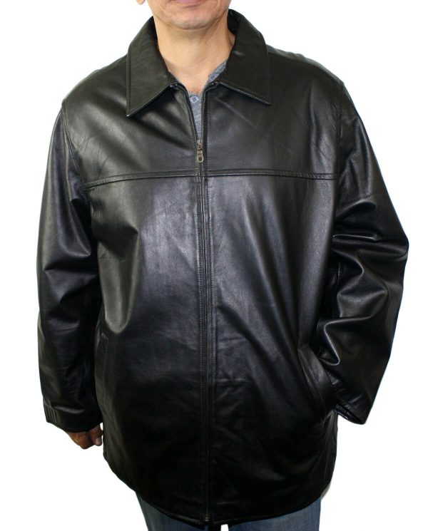 s-l1600-2-5-2.jpg Men Long Jacket Genuine Soft Lamb Leather Black Zipper Closure Handcrafted