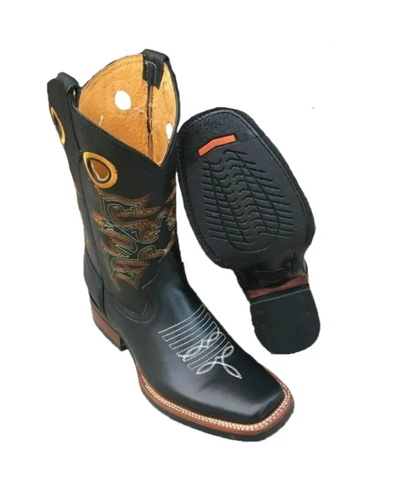 s-l1600-2.webp Men Genuine Cowhide Square Toe Rodeo handcrafted Boots