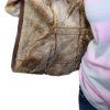 Ladies Suede Leather Jacket: Bonded Faux Fur Style 1221