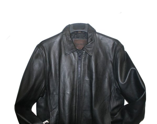 s-l1600-20-5.jpg Men Jacket Genuine Cowhide Soft Leather Short Zipper Closure
