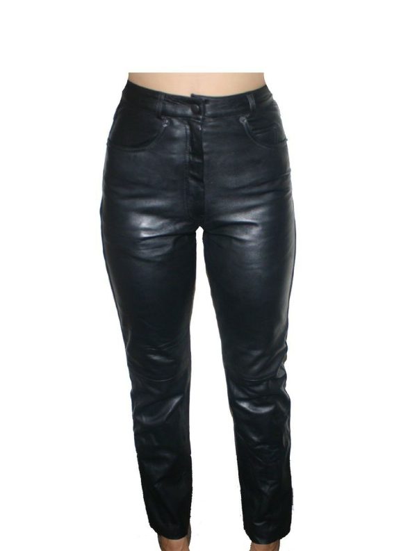 s-l1600-23.jpg Women's Premium Genuine Lamb Leather 5 Pockets Jeans Style Pants