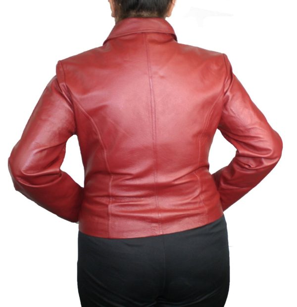 s-l1600-27.jpg Women's Soft Genuine Leather Short Zipper Closure Fitted Big Sizes Jacket