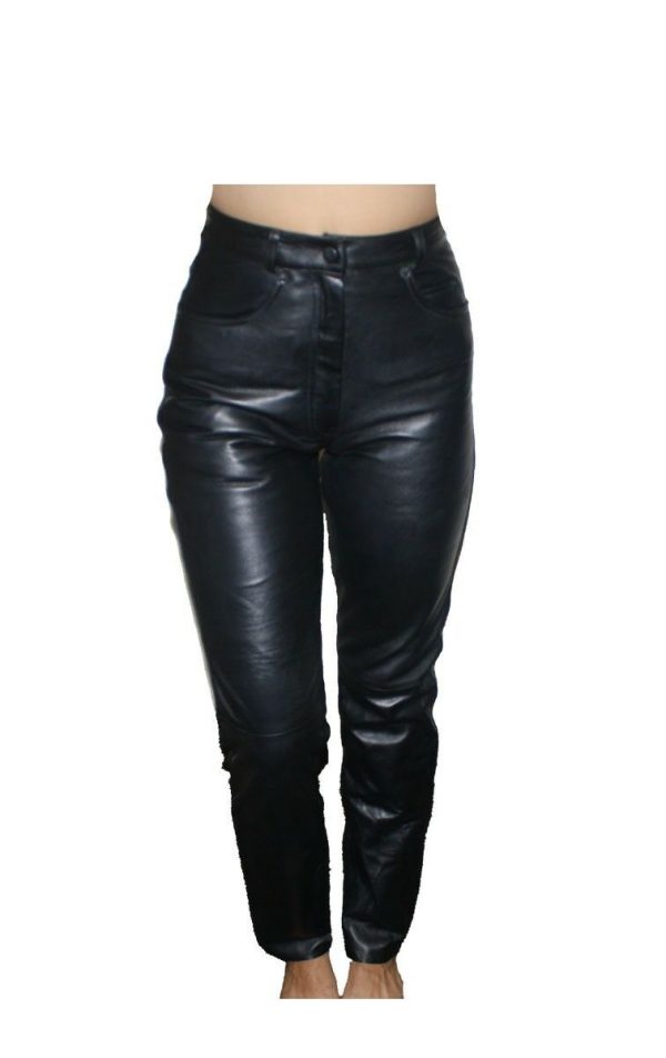s-l1600-3-11.jpg Women's Premium Genuine Lamb Leather 5 Pockets Jeans Style Pants