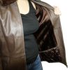 s-l1600-3-3-2.jpg Women Leather Jacket Zipper Closure/ Belted Jacket with Zip Out Lining