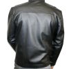 Men Biker Style Jacket Genuine Soft Leather Front Zipper Closure Fashion