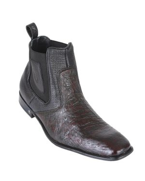 s-l1600-3-3-6.jpg Men's Vestigium Smooth Ostrich Chelsea Boot Black Cherry Handcrafted