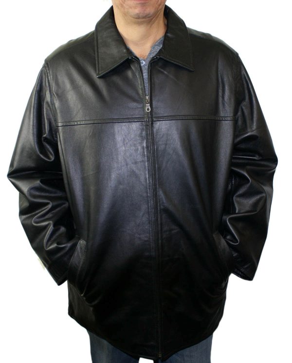 s-l1600-3-4-3.jpg Men Long Jacket Genuine Soft Lamb Leather Black Zipper Closure Handcrafted