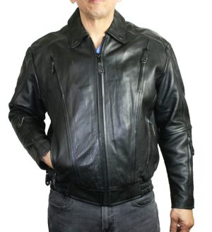 s-l1600-3-7-3.jpg Men Motorcycle Jacket Vented Genuine Premium Cow Hide Leather Zipper Pockets#842