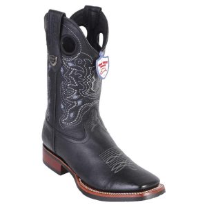 s-l1600-4-1-6.jpg Men Wild West Boots With Rubber Sole Genuine Leather Square Toe Handcrafted