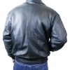 Men Soft Lamb Jacket Double Breast Leather Zipper/Snaps Closure Jacket