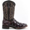 s-l1600-4-12-1.jpg Men Square Toe Boots Cowhide Fish Print Leather Wide Handcrafted