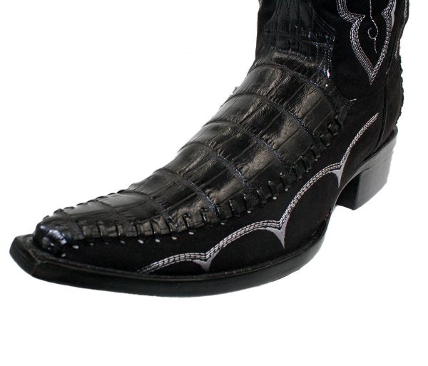 s-l1600-4-16.jpg Mens Cowboy Boots Made of Leather Crocodile Print 3x Style-WD1342