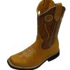 s-l1600-4-3.jpg Children cowboy Boots Leather Square Toe Rodeo Boys