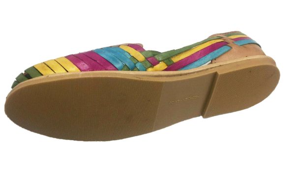 s-l1600-4-9-1.jpg Ladies Genuine Authentic Mexican Leather Closed Toe Sandal Multi colors