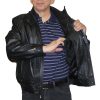 s-l1600-5-1-3.jpg Men's Leather Jacket Double Breast Bomber Jacket
