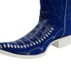 s-l1600-8-7.jpg Mens Cowboy Boots Made of Leather Crocodile Print 3x Style-WD1342