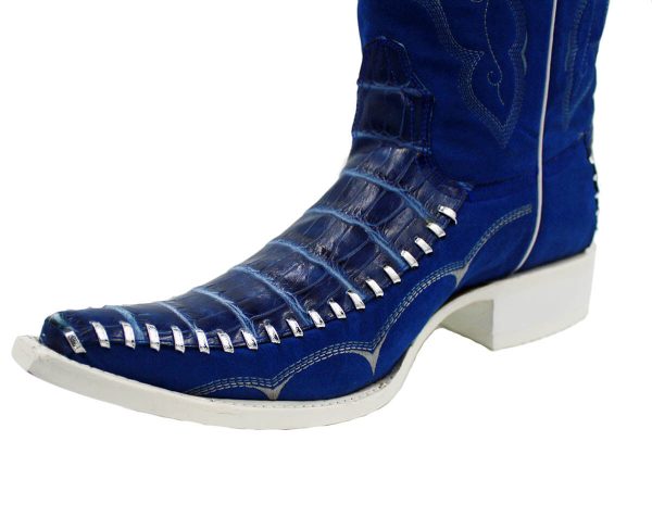 s-l1600-8-7.jpg Mens Cowboy Boots Made of Leather Crocodile Print 3x Style-WD1342