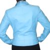 Women's Soft Genuine Leather Short Zipper Closure Fitted Jacket Style # 315