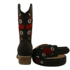 Women's Handcraft Cowboy Boots With Free Matching Belt
