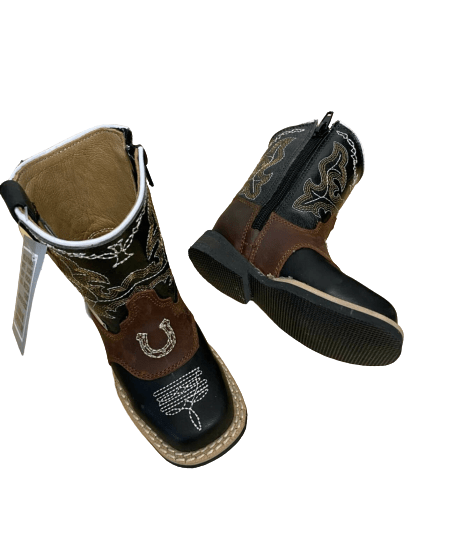 s-l1600__1_-removebg-preview-7.png Kids Western Cowboy Boots Side Zipper Leather Quality