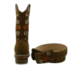 Women's Handcraft Cowboy Boots With Free Matching Belt