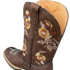 Bota Vaquera de Mujer Womens Western Rodeo Square Toe Cowgirl Boots Leather