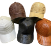 s-l1600__2_-removebg-preview-4-1.png Unisex Baseball Cap Genuine Crocodile Leather Baseball Cap Adjustable Sports Hats