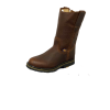 Men's Best Work Boots Light W. Pull on Leather Oil Slip Resistant Rubber Sole