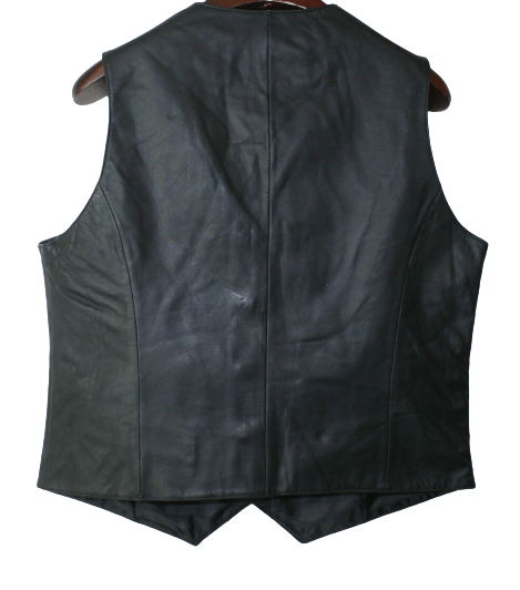 Women Snap Closure Vest Genuine soft Leather Nice Fitted Biker Vest