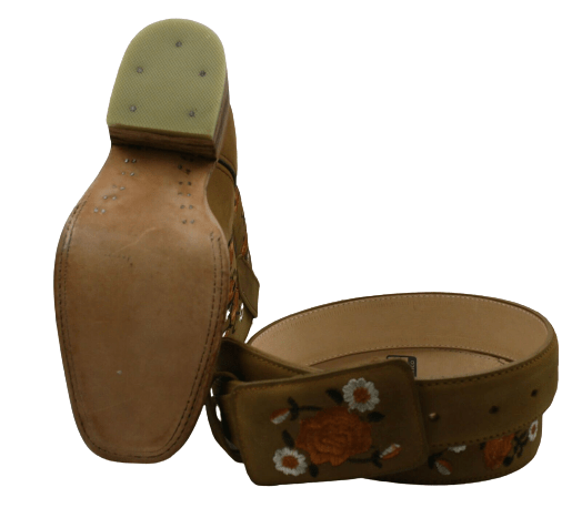 Women's Handcraft Cowboy Boots With Free Matching Belt