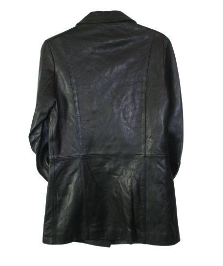 Women's Fashion Jacket Soft Genuine Lamb Leather Four Buttons Closure New