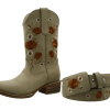 Women's Handcraft Cowboy Boots With Free Matching Belt