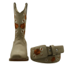 Women's Handcraft Cowboy Boots With Free Matching Belt