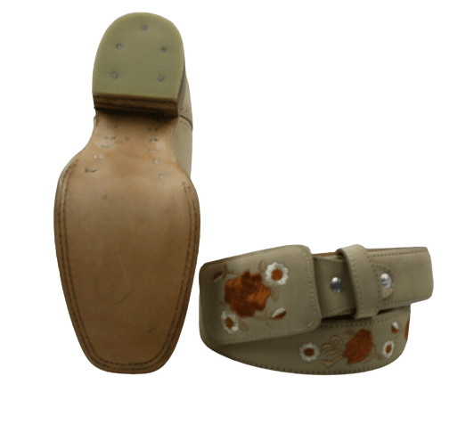 Women's Handcraft Cowboy Boots With Free Matching Belt