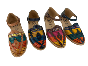 s-l400-1.png Women Mexican Sandals Genuine Authentic Mexican Color full Leather Sandals Handcrafted